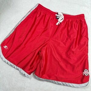 Vintage Starter Ohio State Buckeyes Mens L Shiny Dazzle Reversible Silky Shorts